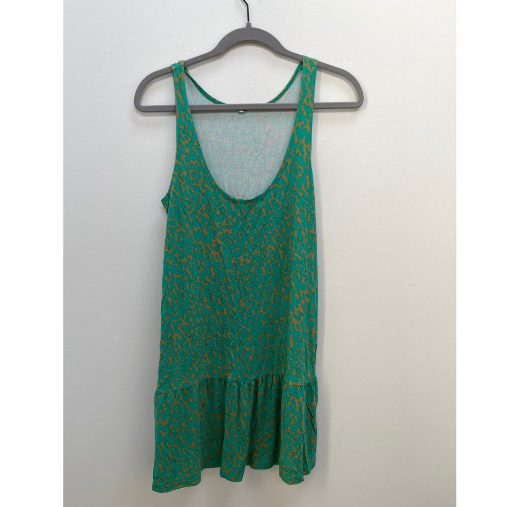 Vintage FIGHTING EEL Green Tank Dress Size S
